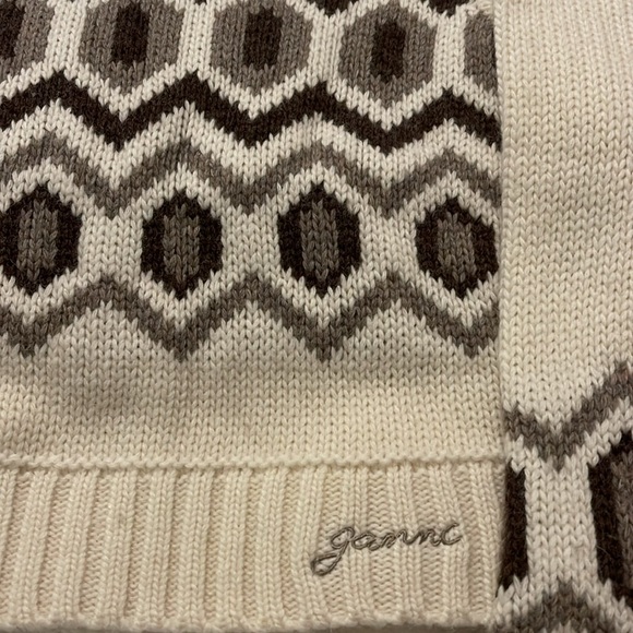 Ganni Chunky Graphic Cropped Sweater, Small - Picture 7 of 7